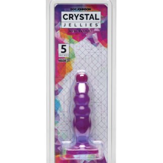 Crystal Jellies 5" Anal Delight - Purple