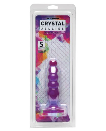 Crystal Jellies 5" Anal Delight - Purple