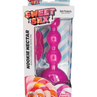 Sweet Sex Nookie Nectar Beads Vibe w/Remote - Magenta